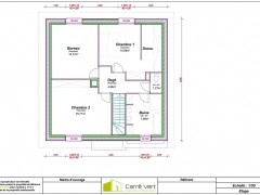 Plan 17 etage constructeur maisons nord 160 190