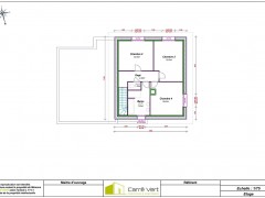 Plan 2 etage constructeur maisons nord 190 250