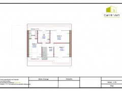 Plan 21 etage constructeur maisons nord 160 190