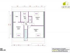 Plan 9 etage constructeur maisons nord 160 190